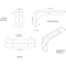Ekena Millwork Embrey Steel Bracket, Antiqued Pale Gold 2"W x 8"D x 4 1/4"H BKTM02X08X04EBAPG - alternate 6